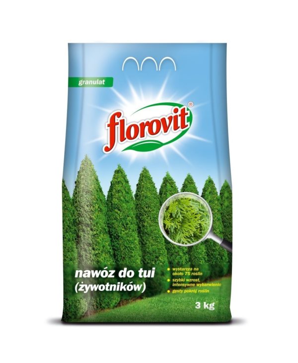 Florovit do tui (żywotników) 3 kg