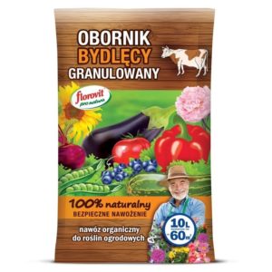 Azofoska GRANULAT 1 kg 2 Obornik bydlęcy granulowany Florovit 10 L