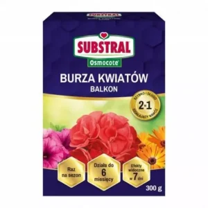 SUBSTRAL Osmocote 2w1 Burza Kwiatów 300G