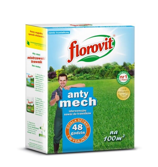 Nawóz interwencyjny do trawników anty-mech 2 kg