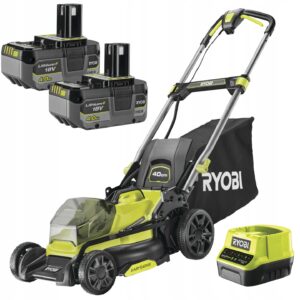 RYOBI Kosiarka bezszczotkowa 40 cm z akumulatorami RY18LMX40C-240