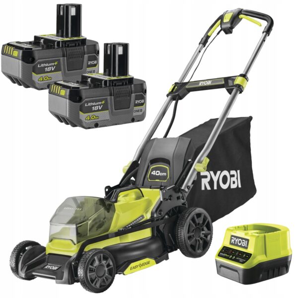 RYOBI Kosiarka bezszczotkowa 40 cm z akumulatorami RY18LMX40C-240