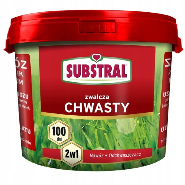 SUBSTRAL 2w1 Nawoz Odchwaszczacz do trawnika 5kg