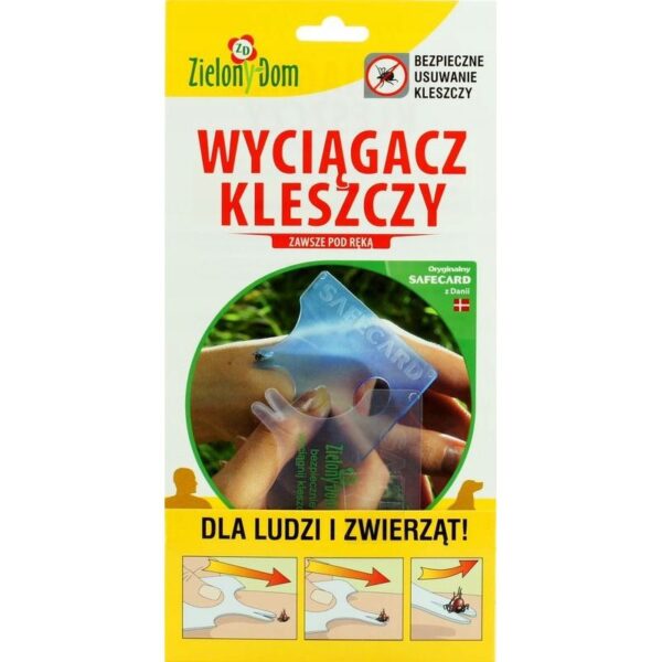 WYCIĄGACZ KLESZCZY DLA LUDZI I ZWIERZĄT SAFECARD