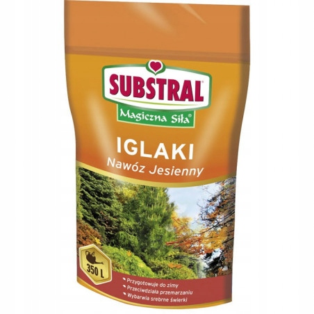 SUBSTRAL Nawóz Magiczna Siła Jesienny do Iglaków 350g 1 SUBSTRAL Nawóz Magiczna Siła Jesienny do Iglaków 350g